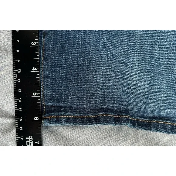 Seven7 Jean Shorts Size 14 Womens Weekend Short Mid Rise Blue Denim  Stretch‎ L - Picture 9 of 10